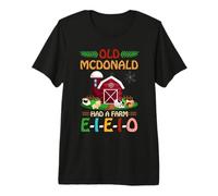 rimas de guardería para niños y niños pequeños o Viejos Mcdonald Camiseta Premium