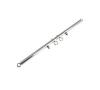 Rimba Barra separadora con 4 anillos Plata 55-85 cm
