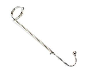 Rimba Bondage Play Gancho de esclavitud unido al collar Plata Ø 12