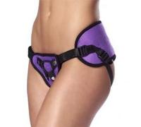 Rimba Bondage Play Strap-on arnés (sin consolador) Negro/Morado One Size
