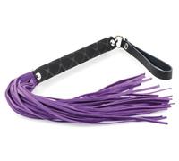 Látigo pequeño con 30 tiras color morado