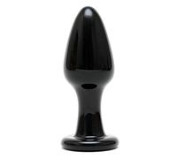 Rimba Sensual Glass Olga Dildo Negra Ø 4 x 11 cm