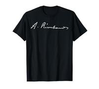 Rimbaud Poetas franceses firmas profesor francés Camiseta