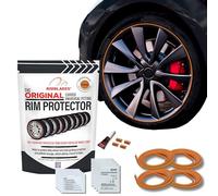 Rimblades Original Protectores de Llantas de Aleación Naranja - Compatibles con Ruedas de hasta 22” x 4 | para Llantas con Borde Curvo/Redondeado | 9 Colores | Fácil Instalación DIY