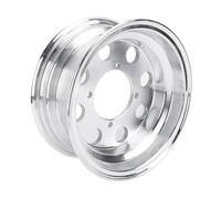 Rimbre de rueda trasera de motocicleta de 8 pulgadas 3.50-8 Cuble de aluminio pulido fino compatible con bicicleta de mono Z50 Z50R Z50J y modelos similares