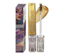Rímel colorido resistente al agua - Máscara de pestañas de belleza con purpurina que aporta volumen F4d y prolonga, potenciador de belleza para ojos sensibles, dama, madre, novia, citas, salir, boda