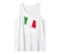 Rimini - Bandera de Italia, Recuerdo del Orgullo Italiano Camiseta sin Mangas