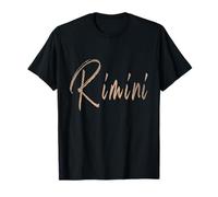 Rimini Italia Diseño Elegante Vintage Camiseta