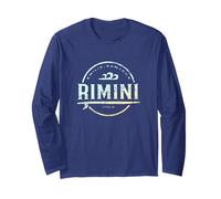 Rimini Italia - Retro Rimini Italia Vintage Surf Manga Larga