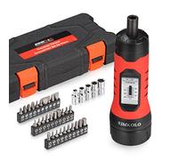 RIMKOLO Juego de llaves dinamométricas de 1/4 pulgadas, juego de llaves dinamométricas de 36 piezas de 10 a 65 pulgadas para herramientas de mantenimiento, reparación y montaje de bicicletas