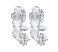 Rimless Tank Lid Clips - Glass Canopy Support Handles, Aquarium Hood Cover Mounts, Clear Panel Lifting Holders | Fish Tank Top Cover Handle Set for Open Rim Aquariums Safe Installation Daily