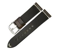 Rimmean 1 Correa de Cuero Vintage for Reloj, Accesorios Pulsera, 20 mm, 22 y 24, roja(Green S,20mm)