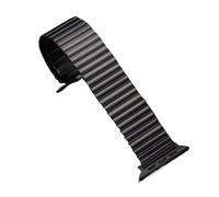 Rimmean 1 Correa de expansión Acero Inoxidable for Relojes Las Series 10, 9, 8, 7, 6, 5, 4 y 3 for iWatch 40 mm, 44/42, 45/49(Black,S10-46mm(42-44mm) M)