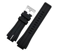 Rimmean 1 Correa de Reloj for T2N720, T2N721 y TW2T76300. Correa Pulsera Resistente al Agua con Interfaz Convexa 16 mm(Black White Silver)