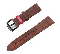 Rimmean 1 Correa de Reloj Vintage Cuero Genuino, 22 mm o 20, Unisex, Piel Vacuno(Philip 26,22mm)