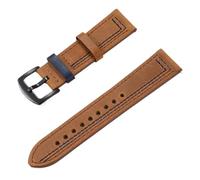 Rimmean 1 Correa de Reloj Vintage Cuero Genuino, 22 mm o 20, Unisex, Piel Vacuno(Philip 4,20mm)