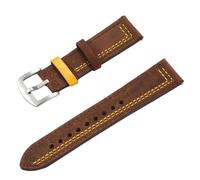 Rimmean 1 Correa de Reloj Vintage Cuero Genuino, 22 mm o 20, Unisex, Piel Vacuno(Philip 5,22mm)