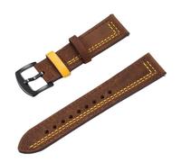 Rimmean 1 Correa de Reloj Vintage Cuero Genuino, 22 mm o 20, Unisex, Piel Vacuno(Philip 6,20mm)