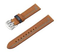 Rimmean 1 Correa de Reloj Vintage Cuero Genuino, 22 mm o 20, Unisex, Piel Vacuno(Philip 9,20mm)