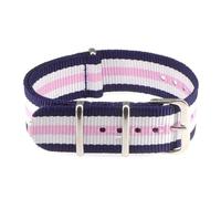 Rimmean 1 Pieza de 20 mm Tela Deportiva for cinturón, Accesorios for, Correas Reloj Negras con Hebilla(84)