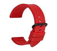 Rimmean 1 Pieza de Accesorios for Reloj, Correa Deportiva 20 mm, 22 y 24, Naranja(Rose Red B,19mm)
