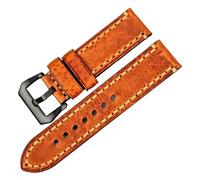 Rimmean 1 Pieza de Accesorios for Reloj, Correas Cuero Vaca 20, 22, 24 y 26 mm, Correa marrón for(Light Brown B,26mm)