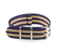 Rimmean 1 Pieza de Correa Deportiva Tela 18 mm, Accesorios for cinturón, Hebilla, Reloj Negra(13)