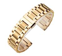 Rimmean 1 Pieza for Pulsera de Acero Inoxidable con eslabones sólidos 18 mm, Correa Oyster Srpd Skx007/Skx009 SRPD63K1 Curvada(GD,18mm)