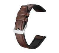 Rimmean 1 Pulsera de Cuero for Reloj Inteligente Amazfit Helio, T-Rex3 Pro 48 mm, GTR3 y Bip 6 5(Coffee si)