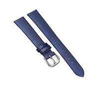 Rimmean 1 Pulsera de Reloj Cuero Genuino for Mujer, Correa Universal pequeña 6 mm, 8, 10, 12, 13, 14, 15, 16 y 17(Blue,17mm)