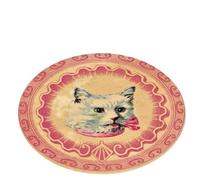 Rimmean 1pc Cute Sweet Cat Pattern Round Rug Vintage Portrait Design Home Decor Carpet Soft Non-Slip Floor Mat For Living Room(3,40x40cm)
