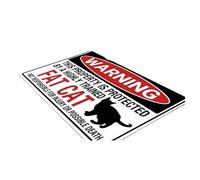 Rimmean 1pc Fat Cat Funny Quote Area Rug For Living Room Bedroom Humorous Lover Home Decor Soft Non Slip Washable Floor Mat(50x80cm)