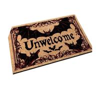Rimmean Alfombra Antideslizante for Puerta, Tapete De Murciélago, Serie Oscura, Decoración del Hogar Al Aire Libre, 1 Ud(40X60CM (1.3X2FT)