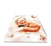 Rimmean Alfombra De Animales con Lazo Rosa for Habitación Niños, Juegos for Bebés, Suave, Cómoda Y Segura, Decoración for Interiores Exteriores, 1 Ud(80x120cm)