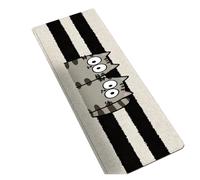 Rimmean Alfombra De Gato Dibujos Animados, Tapete A Rayas for Suelo, Felpudo Lavable for Sala Estar, Dormitorio, Baño, Decoración del Hogar, 1 Ud(40X60CM 1.3X2FT)