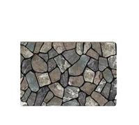 Rimmean Almohadilla for Puerta De Abismo con Ilusión Óptica, Textura Piedra, Azul Y Negro, Náutica, Muy Dormitorio, Cocina, Baño Hogar, 1 Ud(5,30x50cm)