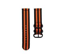 Rimmean Correa de 22 mm for Amazfit Helio Sport T-Rex3 Pro 48, Balacne, Cheetah y BIP 6 5 Unity Universal(C-Black Orange)
