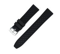 Rimmean Correa de 22 mm y 20 for Galaxy Watch3 46, Gear S3 Frontier, Amazfit Bip Active2, Pulsera FKM for Watch GT(Black,20mm)