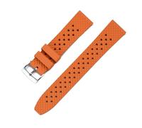 Rimmean Correa de 22 mm y 20 for Galaxy Watch3 46, Gear S3 Frontier, Amazfit Bip Active2, Pulsera FKM for Watch GT(Orange,22mm)