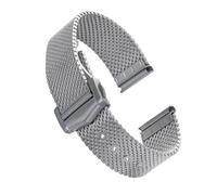 Rimmean Correa de Malla Acero Inoxidable 316L for Reloj, 18/20/22 mm, Universal, con Cierre Metal(18mm)