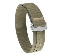 Rimmean Correa de Reloj Deportiva Tela balística for Hombre y Mujer, 20 mm 22, 1 Unidad(Army Green,22mm)
