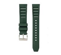 Rimmean Correa de Reloj fluoruro Grado 1 Pieza, 19/20/21/22/24 mm, Resistente al Agua, for Buceo, Accesorios Correa muñeca(Green,20mm)