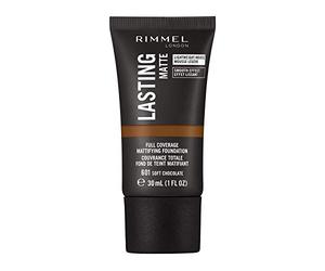 Rimmel Base ligera de cobertura completa mate de 30 ml, chocolate suave 601