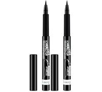 Rimmel - Delineador de ojos Scandal'eyes Precision - Punta de fieltro ultraprecisa - Larga duración, sin rebabas - 001 Black - 1.1ml (Paquete de 2)