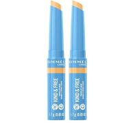 Rimmel, Kind & Free, Bálsamo labial con color, 001Air Storm, 4 g (Paquete de 2)