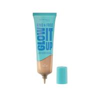 Rimmel Kind & Free Glow It Up - Base hidratante para el rostro con vitamina E, 082 Golden Ivory, 30 ml