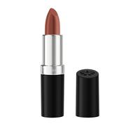 Rimmel Lipstick Oil Lasting Finish Satin Barra de Labios | Pintalabios satinado con manteca de aloe, aceite de maracuyá y extracto de manzanilla para un color intenso y duradero.