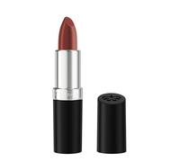 Rimmel Lipstick Oil Lasting Finish Satin Barra de Labios | Pintalabios satinado con manteca de aloe, aceite de maracuyá y extracto de manzanilla para un color intenso y duradero.