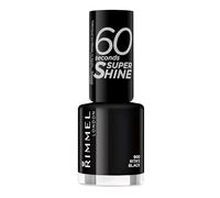 Rimmel 60 Seconds Super Shine - Esmalte de uñas 8 ml 900 Rita's Black