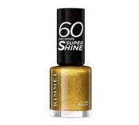 Rimmel London | 60 Seconds Glitter Esmalte de Uñas 831 Oh My Gold, 8 ml